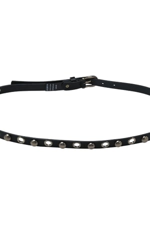 Belt Eyelet Stud Black PU h5 Picture5